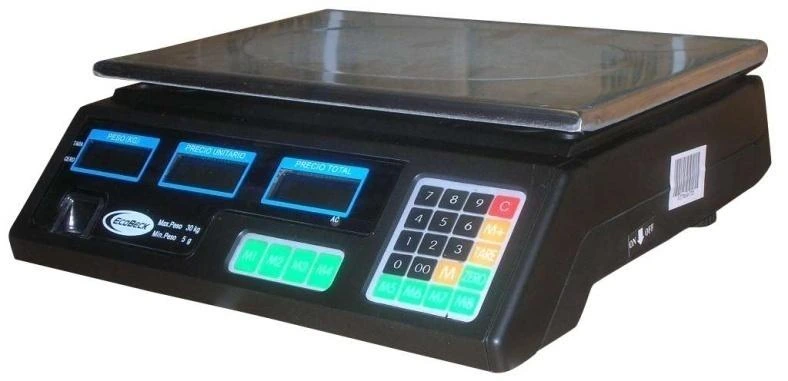 Balanza de sobremesa visor bajo